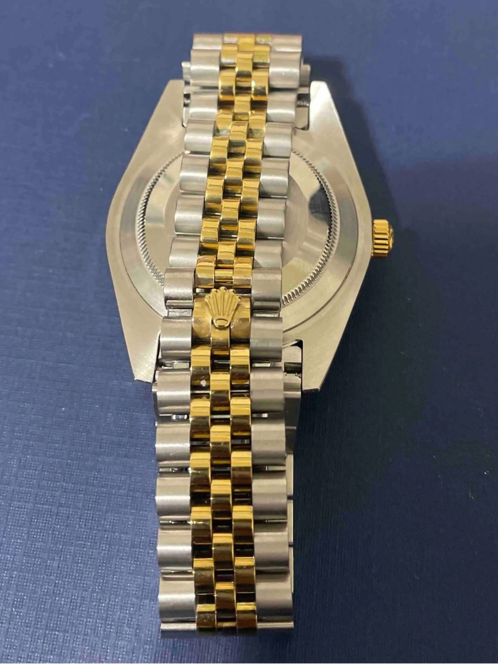 41mm Two-Tone Gold and Silver Steel Watch - Picture 6 of 7